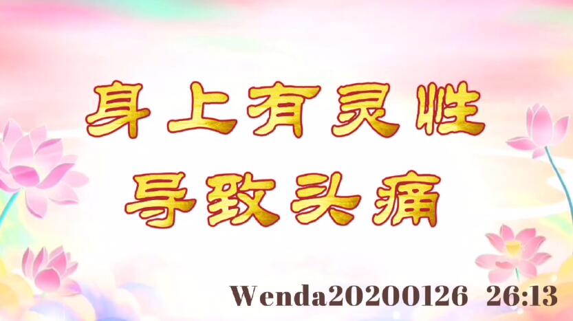 身上有灵性导致头痛 wenda20200126_2613