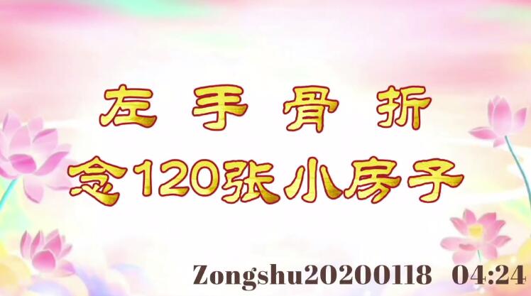 左手骨折，念120张小房子 zongshu20200118_0424