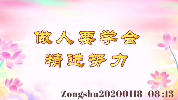 做人要学会精进、努力 zongshu20200118_0813