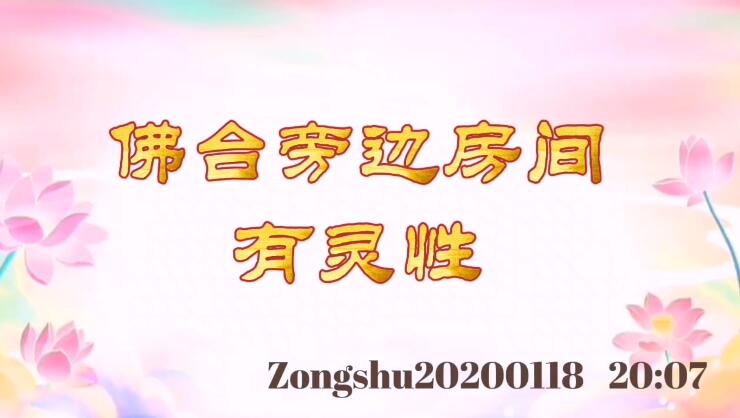 佛台旁边房间有灵性 zongshu20200118_2007