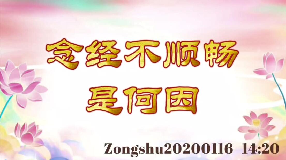 念经不顺畅是何因 zongshu20200116_1420